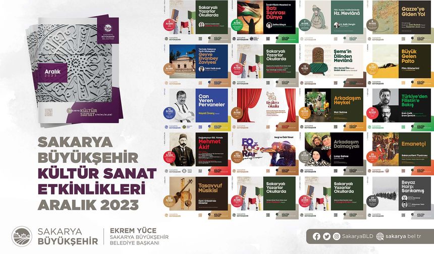 Büyükşehir Aralık Takvimi Açıklandı