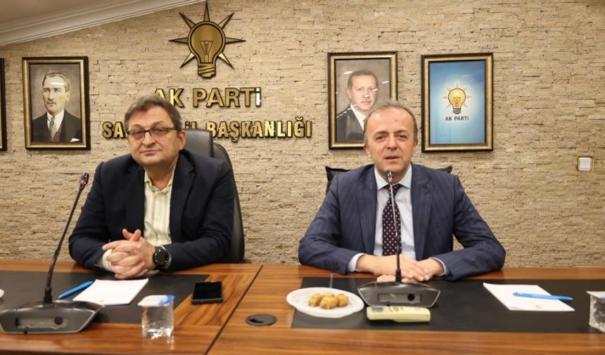 Rıdvan Duran AK Parti Sakarya İl Yönetim Kuruluyla Bir Araya Geldi