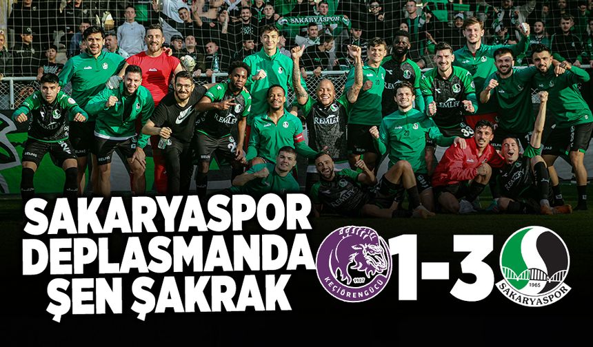 Sakaryaspor Deplasmanda Kazanmaya Devam Ediyor