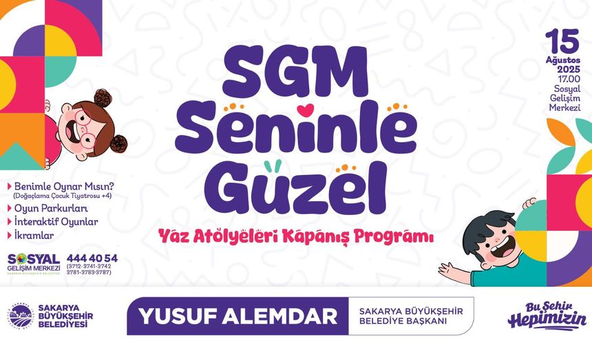 SGM’de Yaz Dönemi Muhteşem Finalle Sona Eriyor