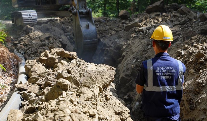 40 Bin Kişinin Su İhtiyacını Karşılayacak Su Hattı Abonelere Ulaştı