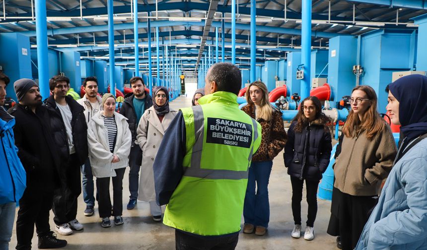 SASKİ Geleceğin Sağlık Neferlerini Tesislerinde Ağırladı