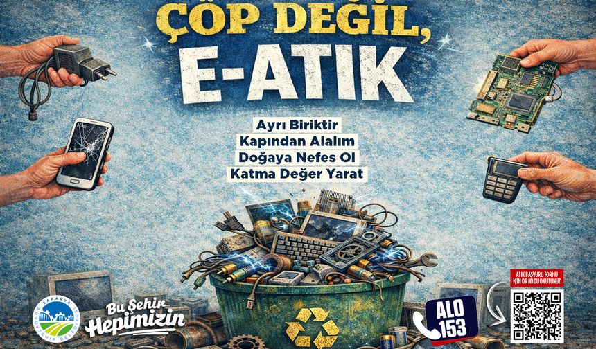 Binlerce Kilo Atık Geri Dönüştürüldü