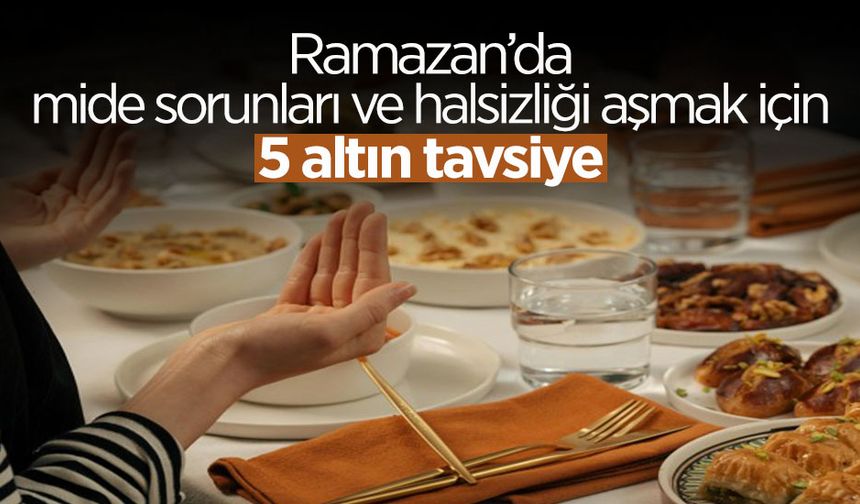 Ramazan’da Sağlıklı Oruç İçin 5 Altın Kural