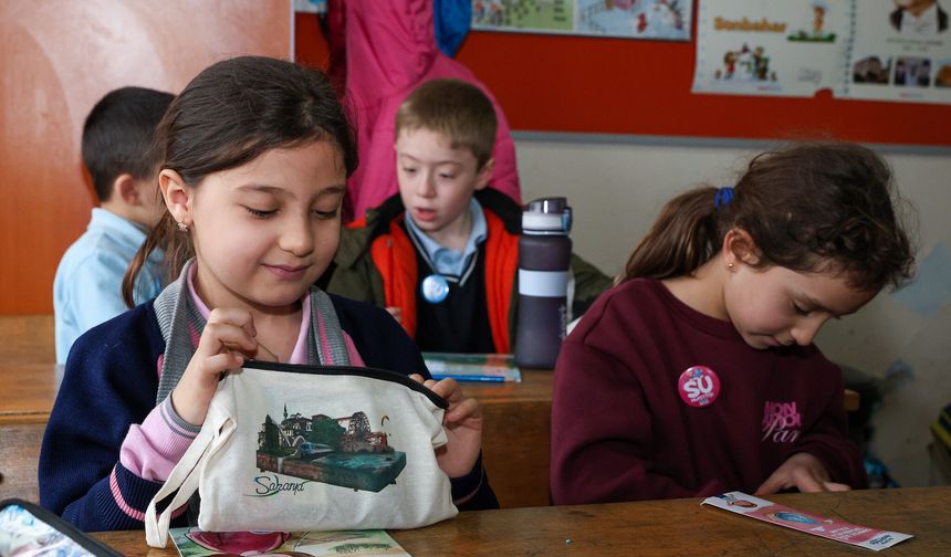 Geyve’de Minikler ‘Su Müfettişi’ Oldu