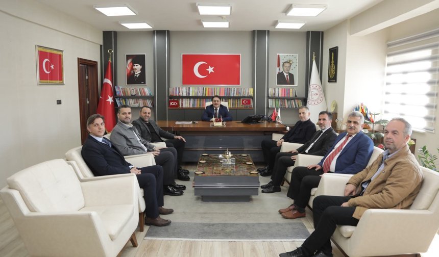 SATSO 26. Meslek Komitesinden İl Milli Eğitim Müdürü Bakırtaş'a Ziyaret