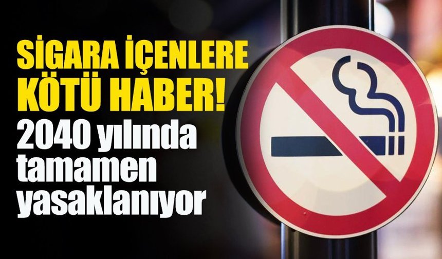 2040'da Tütün Satışı Tamamen Yasaklanıyor