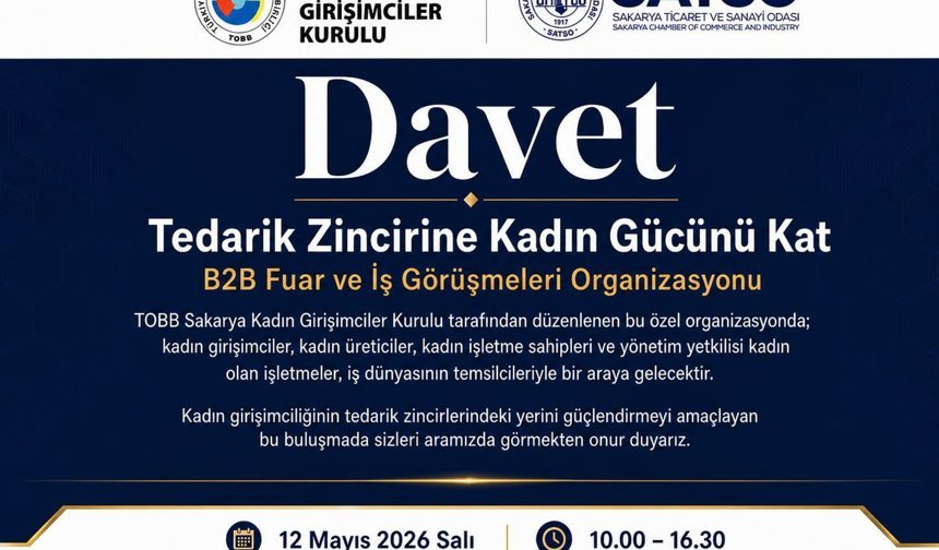 Sakarya'nın Girişimci Kadınları Tedarik Zincirine Kadın Gücünü Katıyor