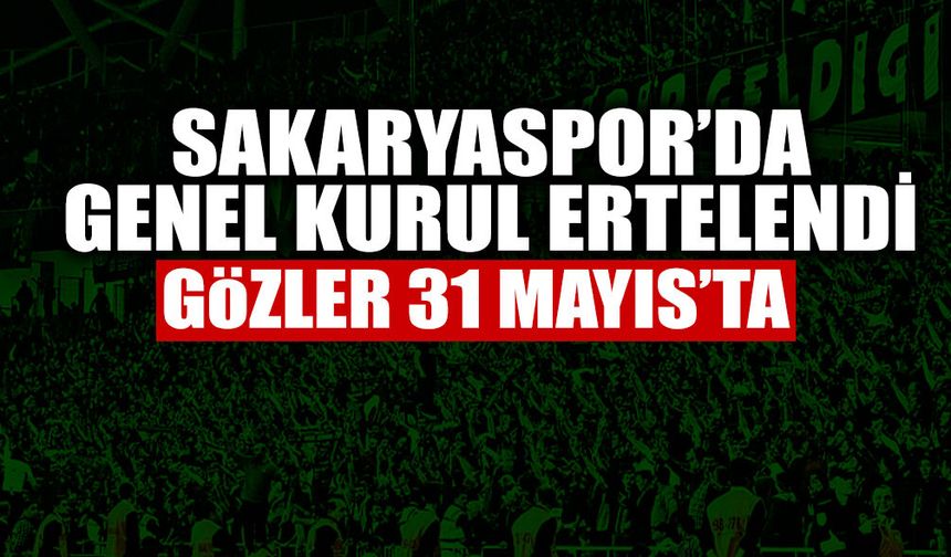 Sakaryaspor Kongresi Ertelendi: Çoğunluk Sağlanamadı