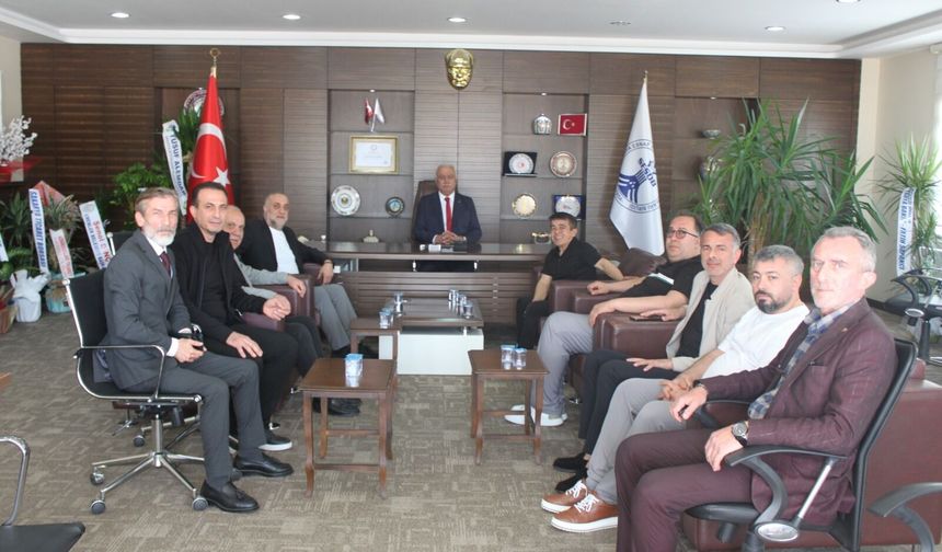 Efsane Sporcu Halil Mutlu’dan SESOB’a Ziyaret