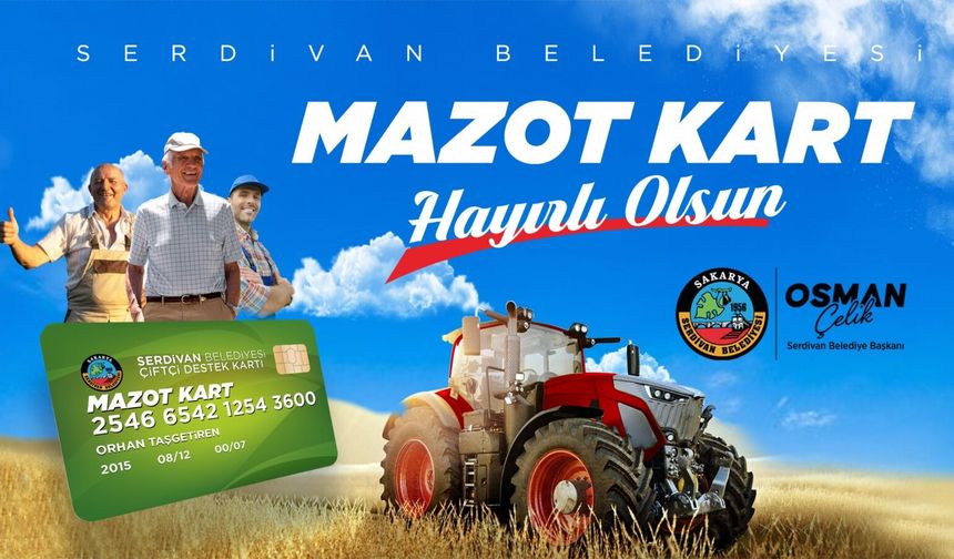Serdivan'da Mazot Destek Projesi Tamamlandı