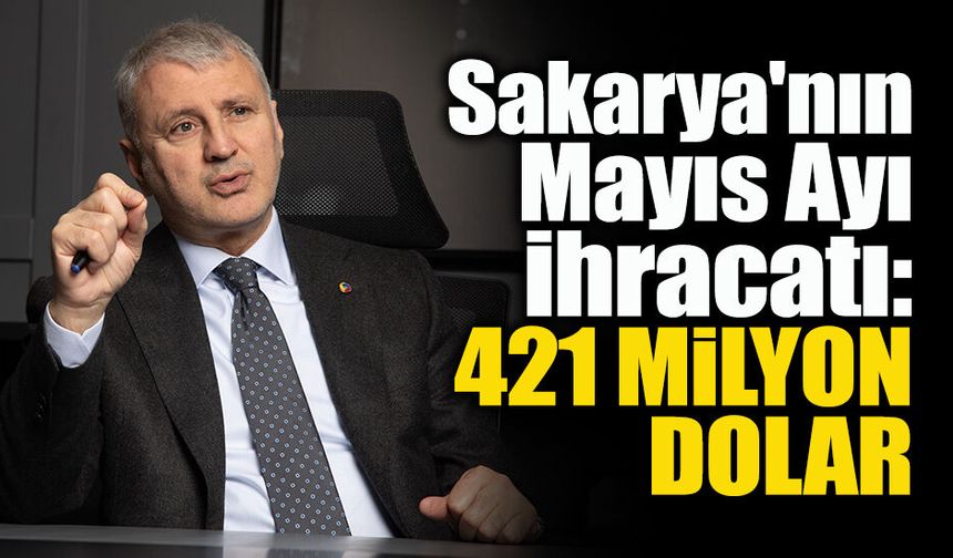 Sakarya'nın Mayıs Ayı İhracatı 421 Milyon Dolar Oldu