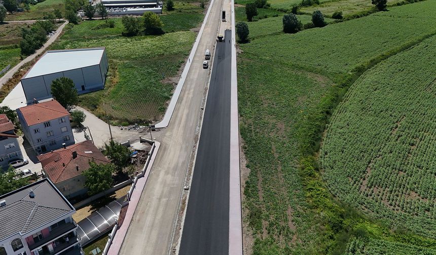 O Duble Yolda Asfalt Çalışmasına Başladı