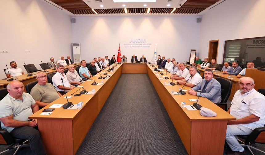 Başkan Alemdar, Erenler Muhtarlarıyla Buluştu