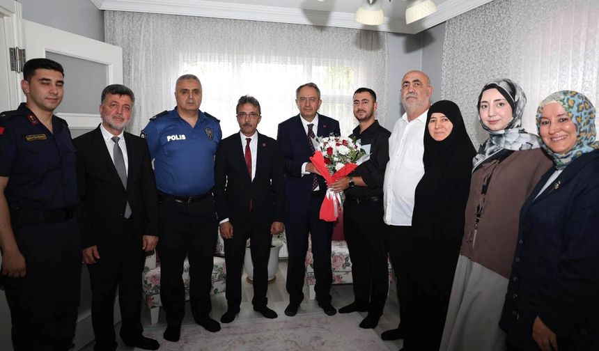 Başkan Dinç'ten 15 Temmuz Gazilerine Ziyaret
