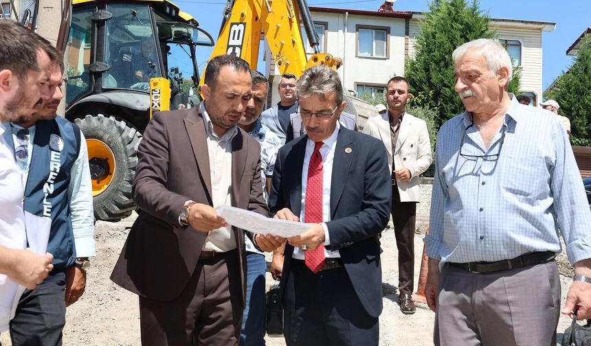 Başkan Şenol Dinç, Fen İşleri Çalışmalarını Yerinde İnceledi