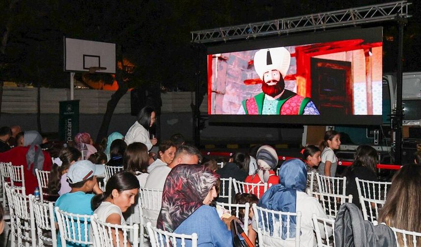 Çocuk Sineması Semerciler Mahallesi'nde Miniklerle Buluştu