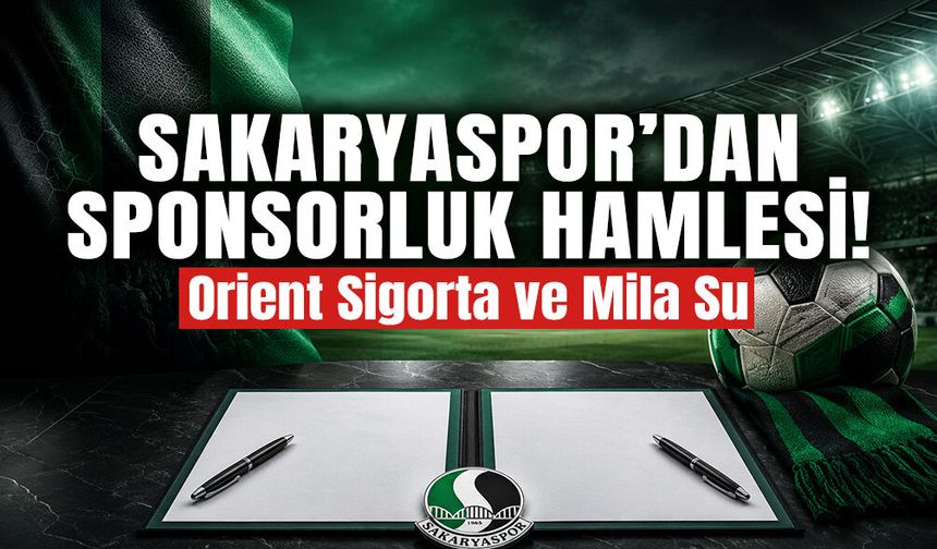 Sakaryaspor’dan Sponsorluk Hamlesi!