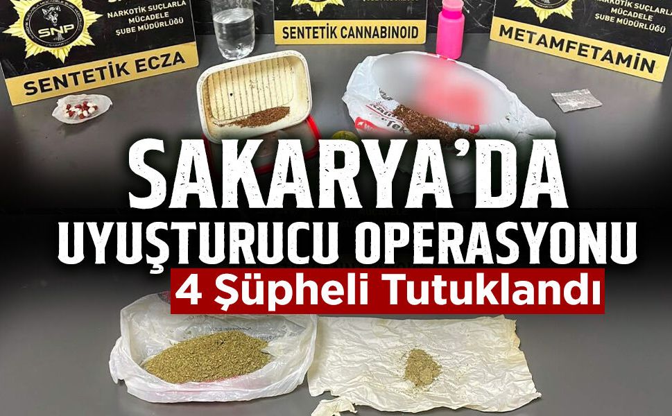 Sakarya'da Zehir Tacirlerine Geçit Yok!
