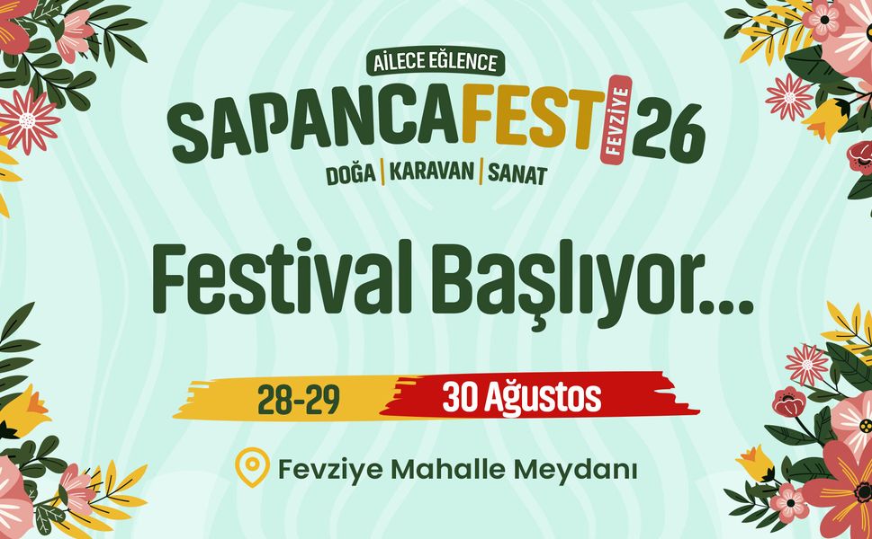 Sapanca Fest’26 Başlıyor