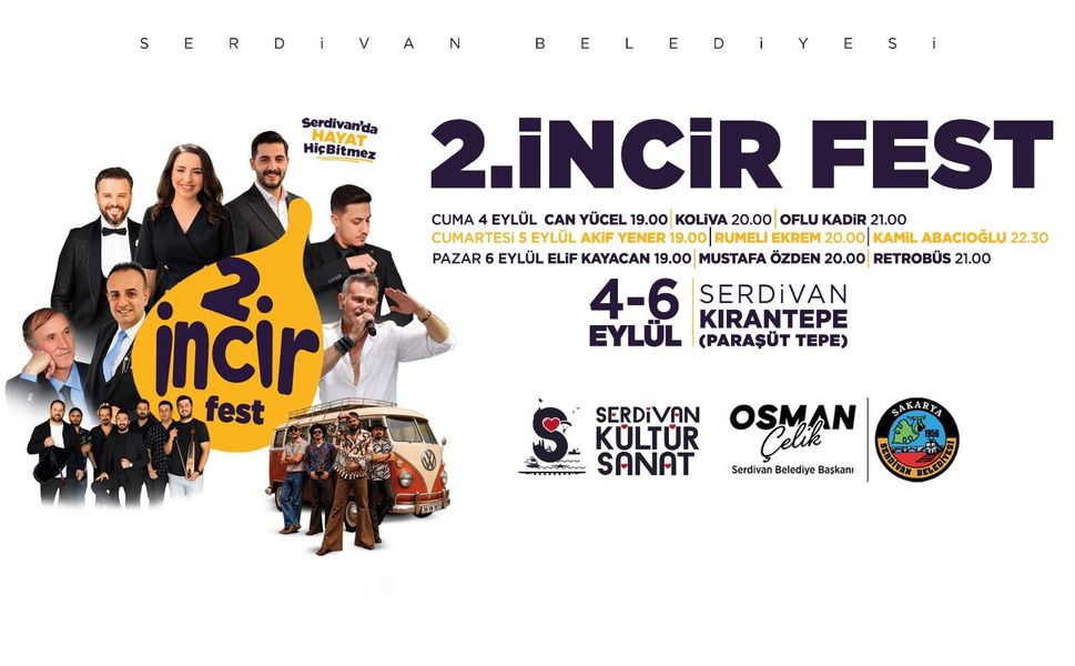 Serdivan’da Coşku İncir Festivali ile Yarın Başlıyor