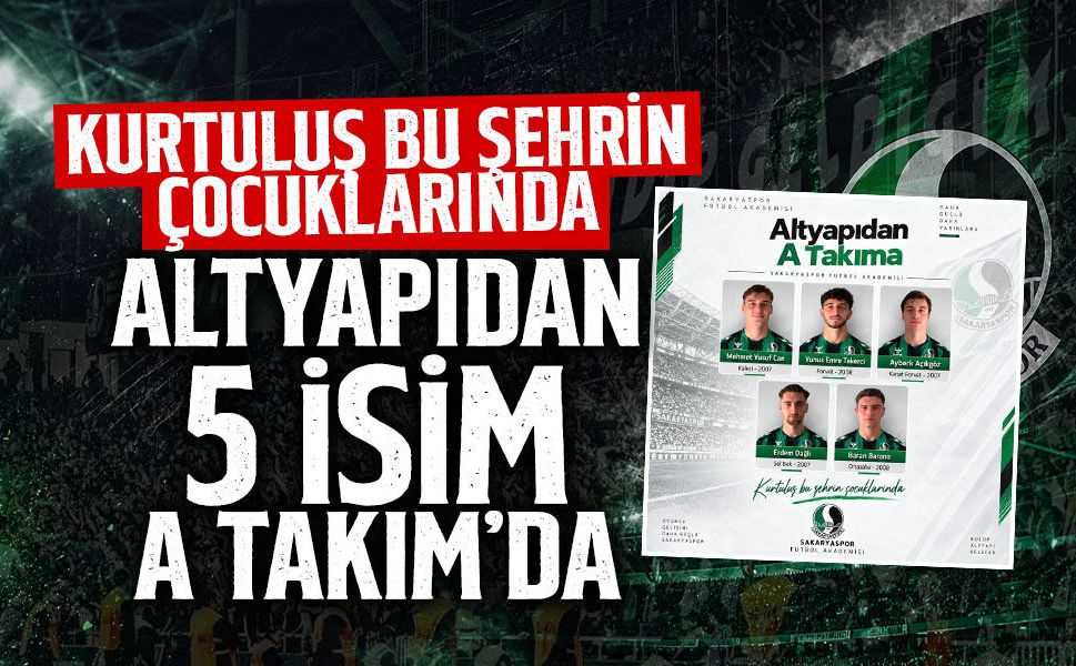 Altyapıdan 5 İsim A Takım’a Yükseldi