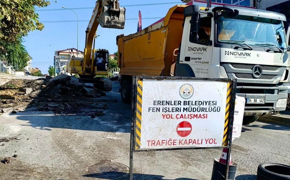 Erenler'de Çalışmalar Devam Ediyor