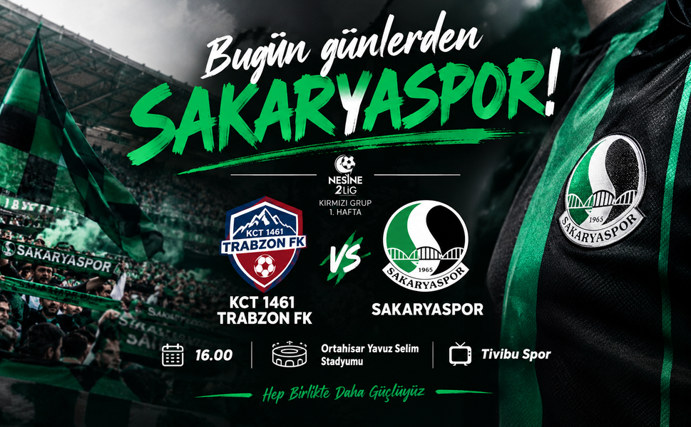 Sakaryaspor, Sezonu Trabzon Deplasmanında Açıyor!