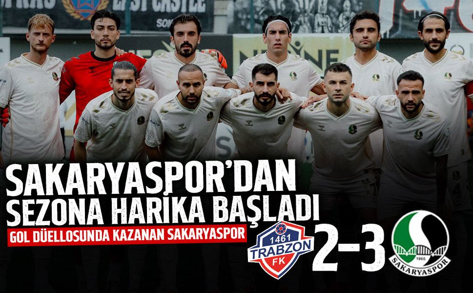 Sakaryaspor Sezona 3 Puanla Başladı!
