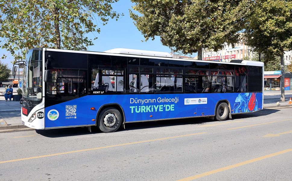 Büyükşehir Otobüslerinde COP31 Mesajı