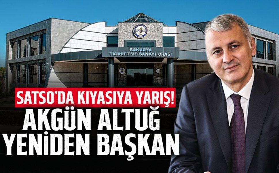 SATSO’da Nefes Kesen Seçim: Altuğ Yeniden Başkan