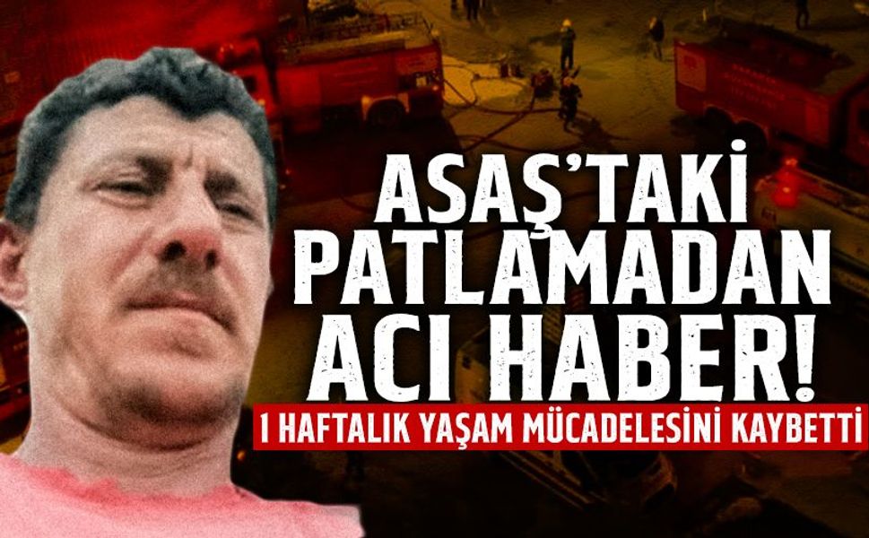 Akyazı’daki Fabrika Patlamasından Acı Haber!
