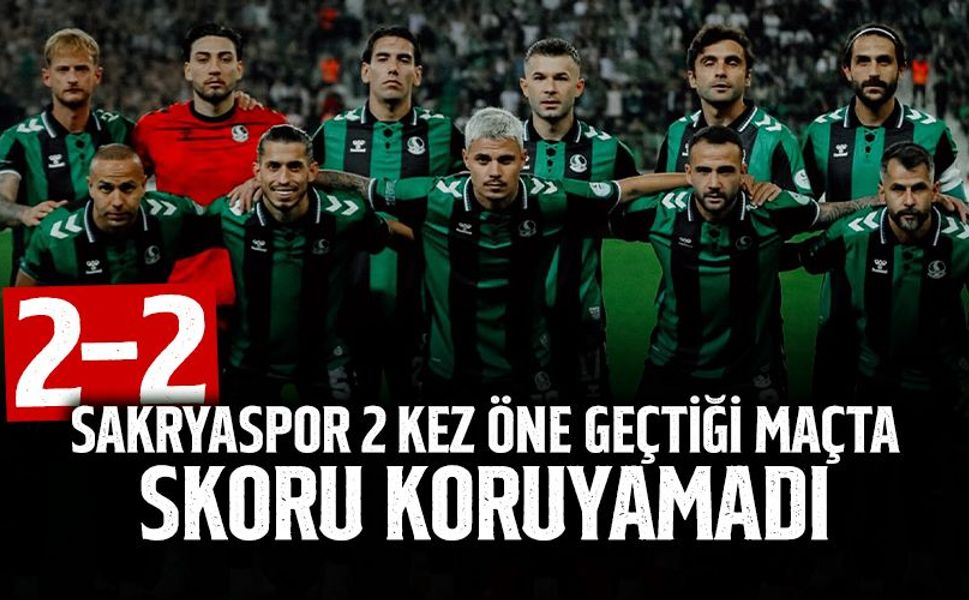 Sakaryaspor'un 5 Maçlık Galibiyet Serisi Sona Erdi!