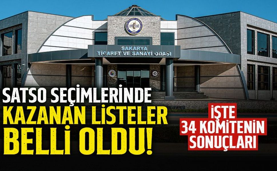 SATSO Seçimlerinde Kazanan Listeler Belli Oldu!