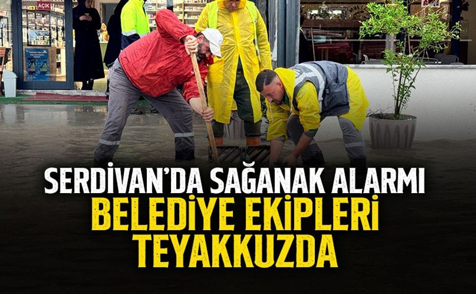Serdivan’da Sağanak Alarmı: Belediye Ekipleri Teyakkuzda