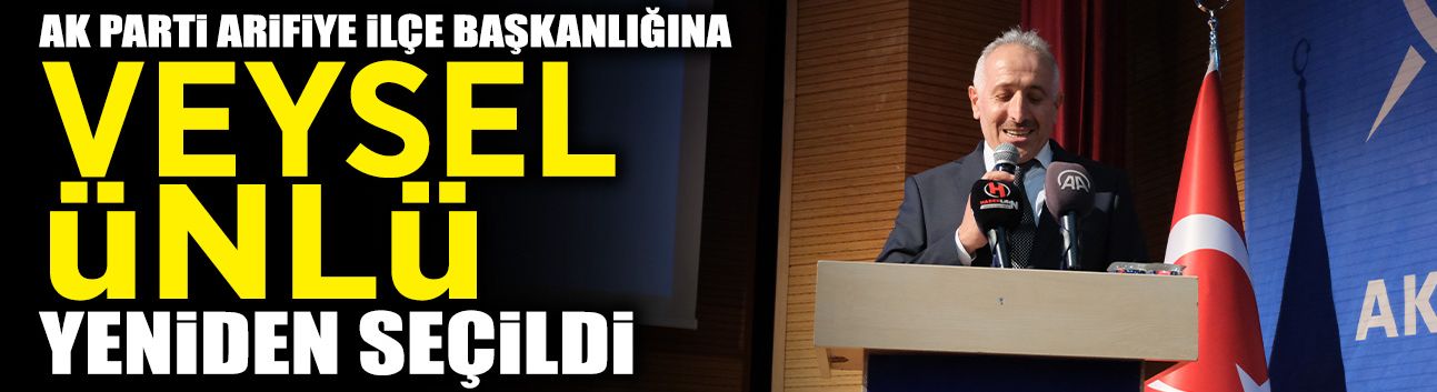 AK Parti Arifiye İlçe Başkanlığına Veysel Ünlü Seçildi