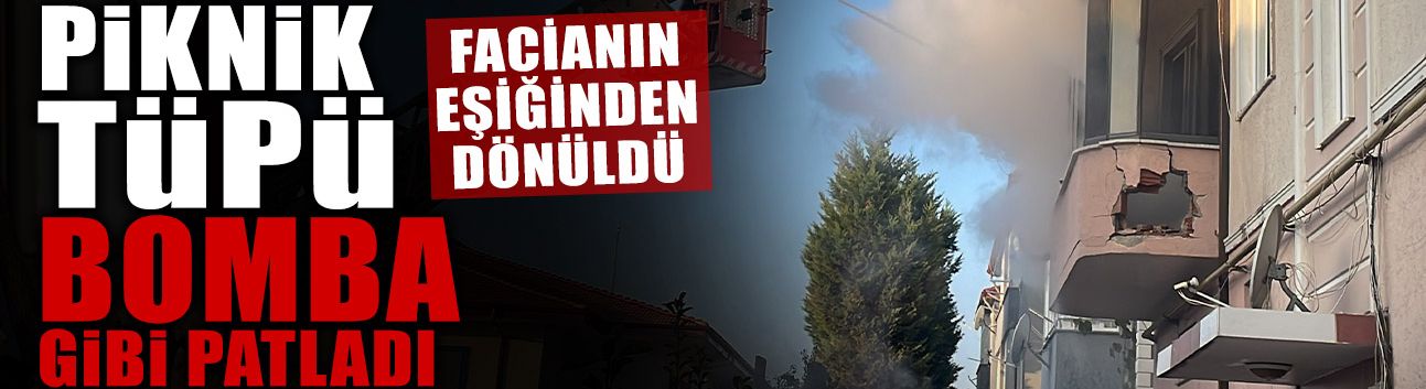 Yangın Tüpü Bomba Gibi Patladı!