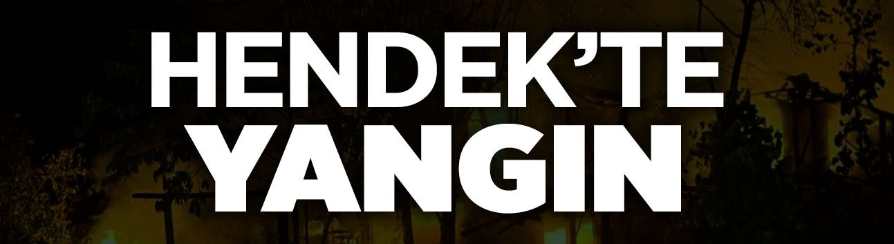 Hendek'te Yangın: 2 Katlı Ahşap Alevlere Teslim Oldu