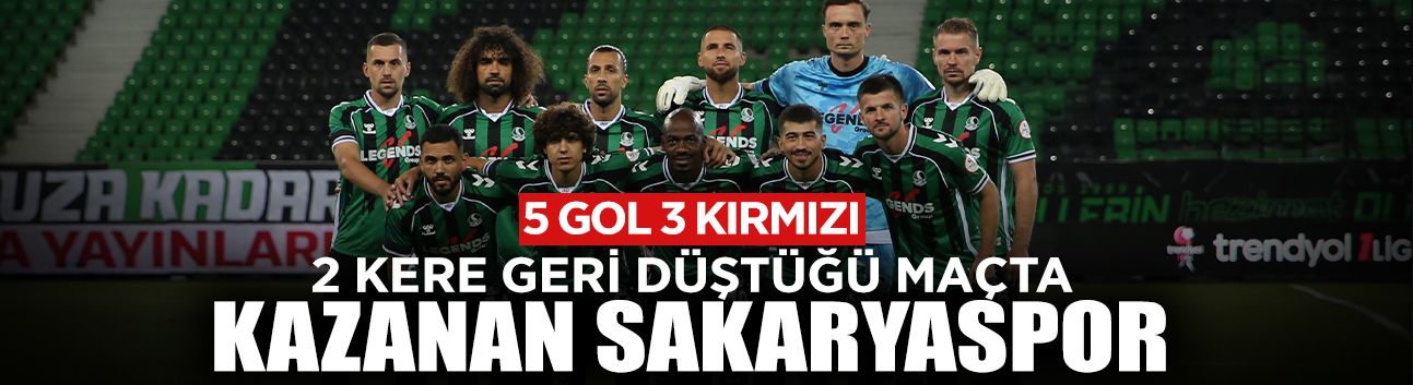 Aksiyonu Bol Maçta Kazanan Sakaryaspor!