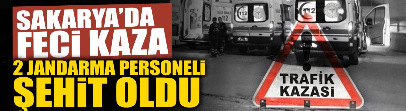 Sakarya'da Feci Kaza: 2 Jandarma Şehit Oldu