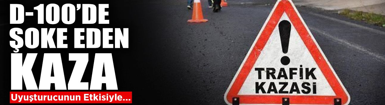 D-100'de Şoke Eden Kaza