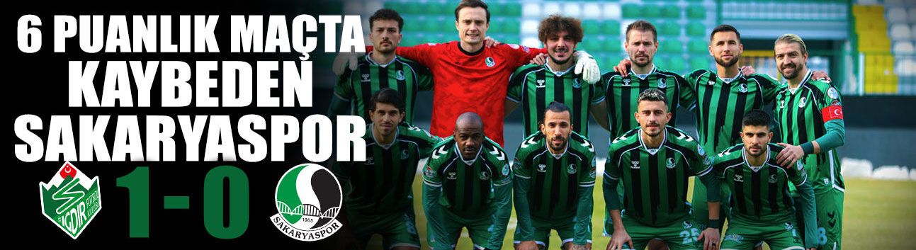 Sakaryaspor Iğdır Deplasmanından Puan Çıkaramadı